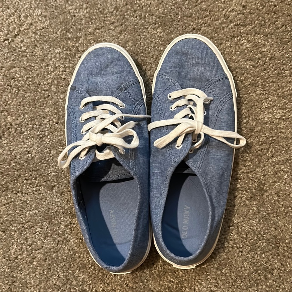 Blue shoes
